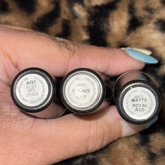Matte Lipstick Trio - Halsey, Ablaze, Matte Royal - Picture 1 of 5